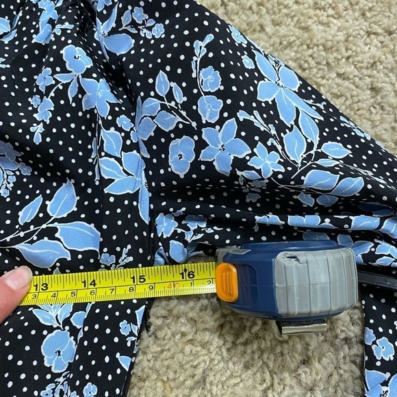 Veronica Beard Women’s Chana Polka Dot Floral Dress Black Size 2 Silk Blend - Picture 6 of 9